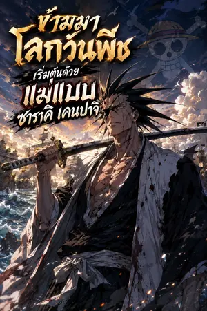 ปกนิยาย ข้ามมาโลกวันพีช เริ่มต้นด้วยแม่แบบซาราคิ เคมปาจิ