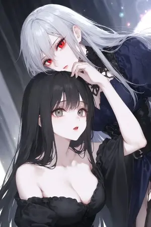 ปกนิยาย นักดาบเวทย์ครึ่งแวมไพร์กับแฟนสาวสุดเบียว