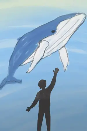 ปกนิยาย รูปวาดของปลาวาฬ