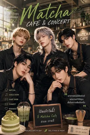 ปกนิยาย คาเฟ่ไอดอล Matcha cafe&Concert