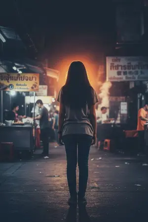 ปกนิยาย ตลาดใต้เงาซึม