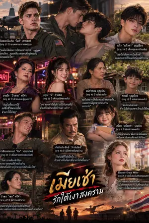 ปกนิยาย เมียเช่า : รักใต้เงาสงคราม