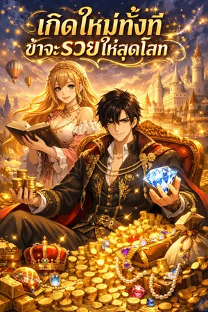 ปกนิยาย เกิดใหม่ทั้งที ข้าจะรวยให้สุดโลก