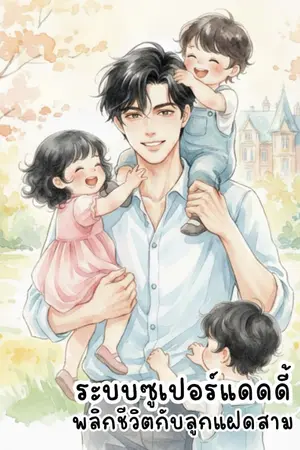 ปกนิยาย ระบบซูเปอร์แดดดี้พลิกชีวิตกับลูกแฝดสาม