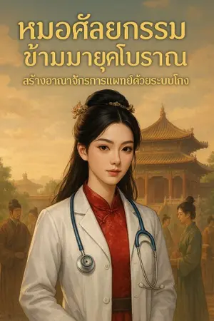 ปกนิยาย "หมอศัลยกรรมข้ามมายุคโบราณ: สร้างอาณาจักรการแพทย์ด้วยระบบโกง"
