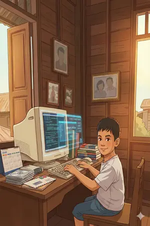 ปกนิยาย "ย้อนเวลามาทั้งที ขอเป็นเด็กดี(ที่เป็นเศรษฐีเงียบๆ)ได้ไหม"