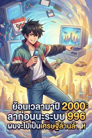 ปกนิยาย ย้อนเวลามาปี 2000: ลาก่อนนะระบบ 996 ผมจะไปเป็นเศรษฐีล้านล้าน!