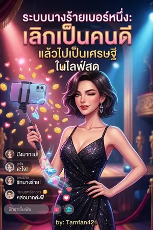 ปกนิยาย ระบบนางร้ายเบอร์หนึ่ง: เลิกเป็นคนดี แล้วไปเป็นเศรษฐีในไลฟ์สด