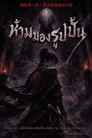 ปกนิยาย อย่ามองรูปปั้น
