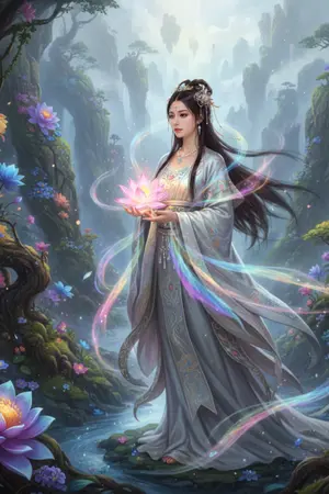 ปกนิยาย เดียวดายในสายหมอก(เกิดใหม่ในต่างโลก)