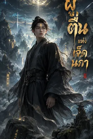 ปกนิยาย ผู้ตื่นแห่งเจ็ดนภา