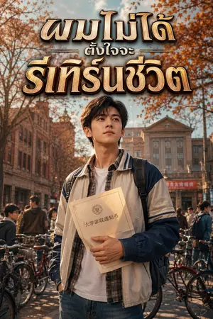 ปกนิยาย ผมไม่ได้ตั้งใจจะรีเทิร์นชีวิต