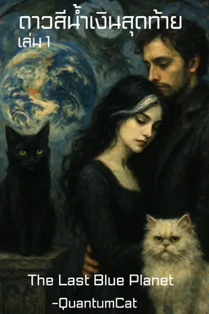 ปกนิยาย ดาวสีน้ำเงินสุดท้าย