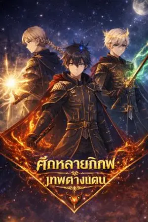 ปกนิยาย ศึกหลายภิภพ เทพต่างแดน