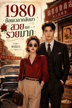 ปกนิยาย 1980 ย้อนเวลากลับมาสวยและรวยมาก มี e-book