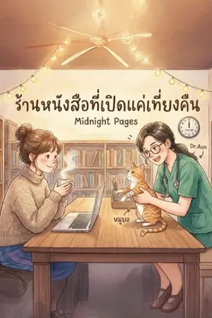 ปกนิยาย ร้านหนังสือที่เปิดแค่เที่ยงคืน (Midnight Pages)