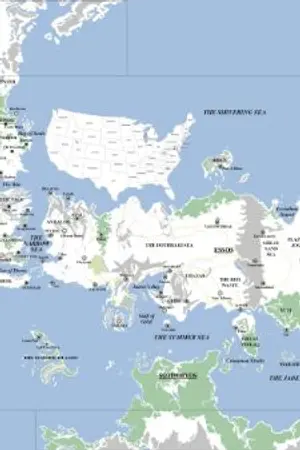 ปกนิยาย เมื่อสหรัฐอเมริกาในโลกลำนำน้ำแข็งและไฟ