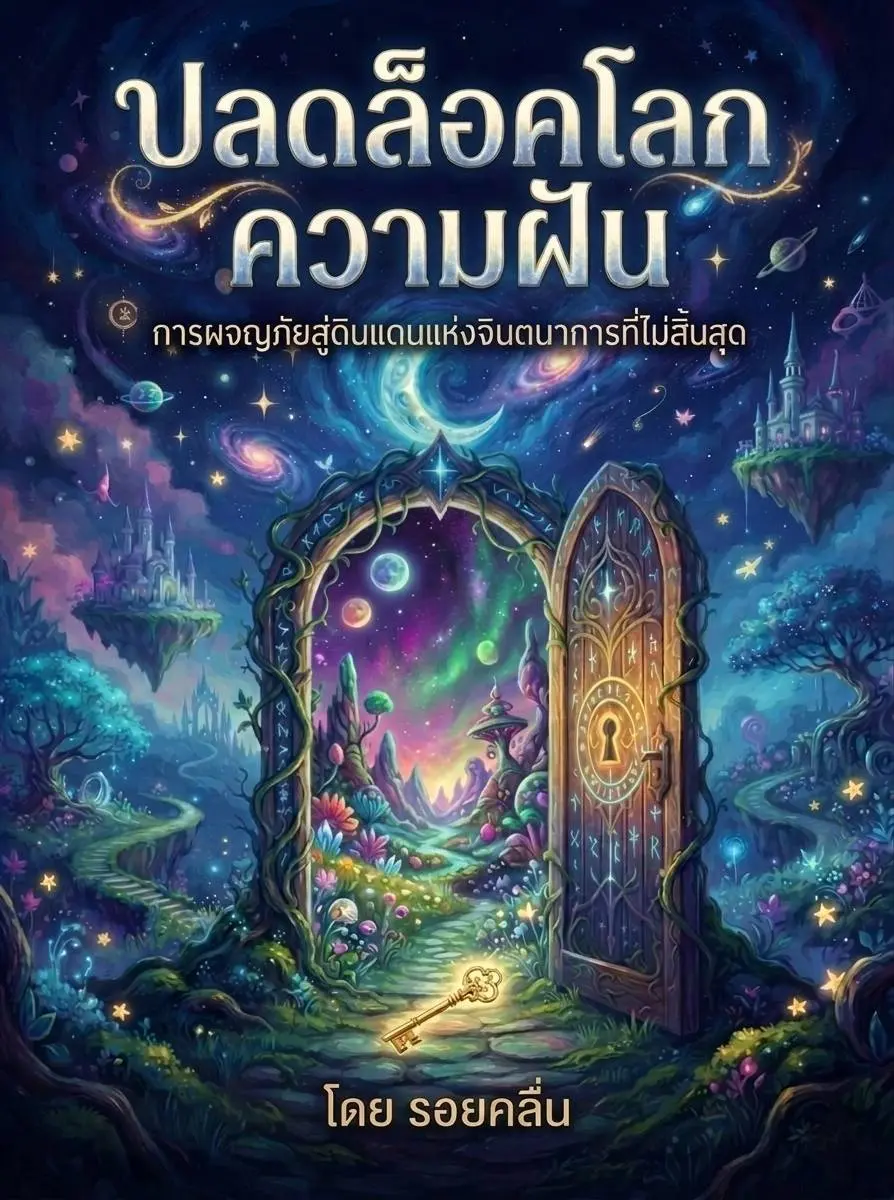 ปกนิยาย ปลดล็อคโลกความฝัน