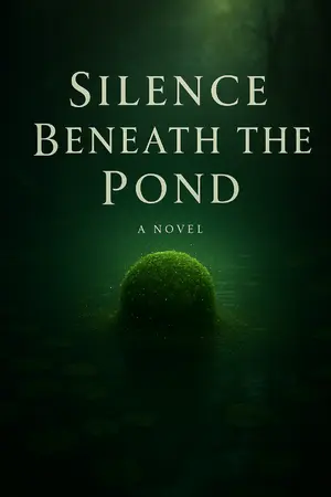ปกนิยาย “เงียบใต้ผืนน้ำ” (Silence Beneath the Pond)