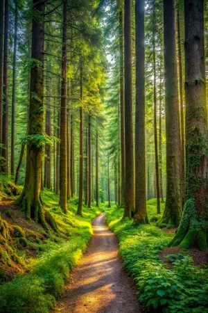 ปกนิยาย เส้นทางในป่าลึก