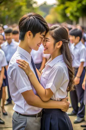 ปกนิยาย รักวุ่นนักเรียน