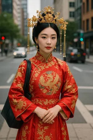 ปกนิยาย เกิดใหม่  ฮ่องเฮาหลงยุค มาเข้าร่างเมียมาเฟียในปี 2025