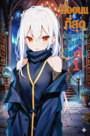 ปกนิยาย ผู้ชายที่อ่อนแอสุดในโรงเรียนเวทมนตร์อันดับ 1 ของโลก