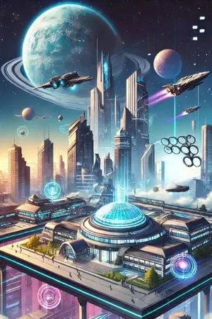 ปกนิยาย Futuristic Magic Academy