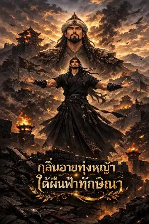 ปกนิยาย กลิ่นอายทุ่งหญ้าใต้ผืนฟ้าทักษิณา