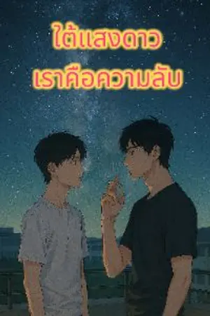 ปกนิยาย ใต้แสงดาวเรา...คือความลับ