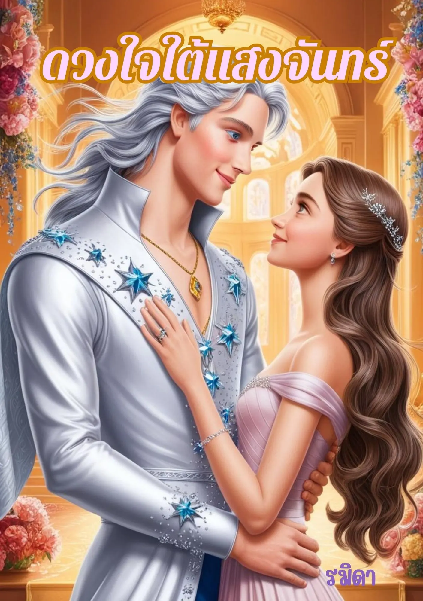 ปกนิยาย ดวงใจใต้แสงจันทร์