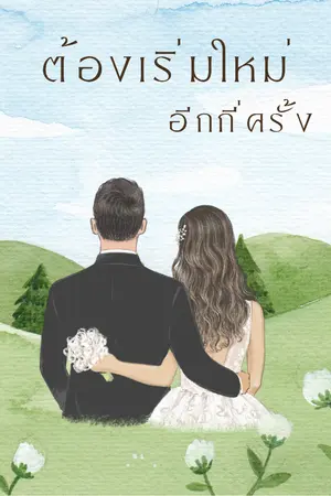 ปกนิยาย ต้องเริ่มใหม่อีกกี่ครั้งง
