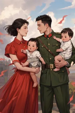 ปกนิยาย เกิดใหม่ยุค 70 พร้อมภารกิจอุ้มท้องแฝดสอง