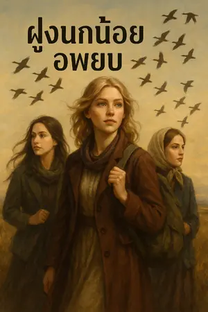 ปกนิยาย "ฝูงนกน้อยอพยบ"