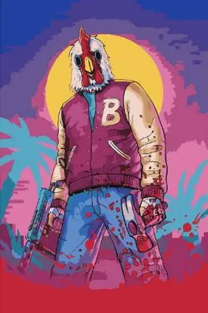 ปกนิยาย hotline miami x beastars (reincarnation)