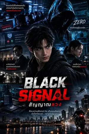 ปกนิยาย BLACK SIGNAL : สัญญาณลวง
