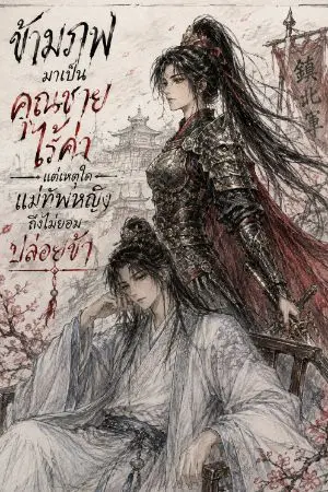 ปกนิยาย ข้ามภพมาเป็นคุณชายไร้ค่า แต่เหตุใดแม่ทัพหญิงถึงไม่ยอมปล่อยข้า