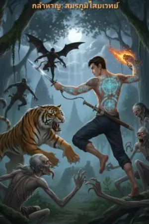 ปกนิยาย กล้าหาญ: สมรภูมิไสยเวทย์