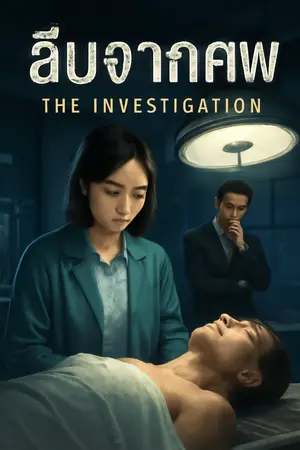 ปกนิยาย สืบจากศพ (Investigation)