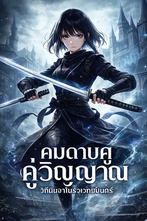 ปกนิยาย คมดาบคู่วิญญาณ : วิถีนินจาในรั้วเวทย์มนตร์