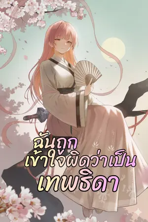 ปกนิยาย ฉันถูกเข้าใจผิดว่าเป็นเทพธิดา