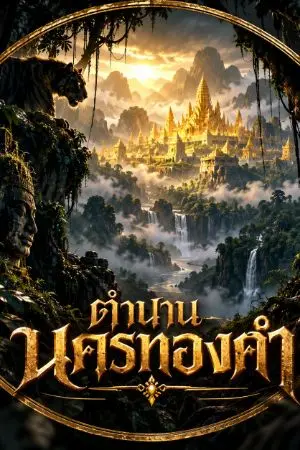 ปกนิยาย ตำนานนครทองคำ