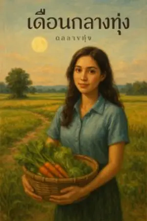 ปกนิยาย เดือนกลางทุ่ง
