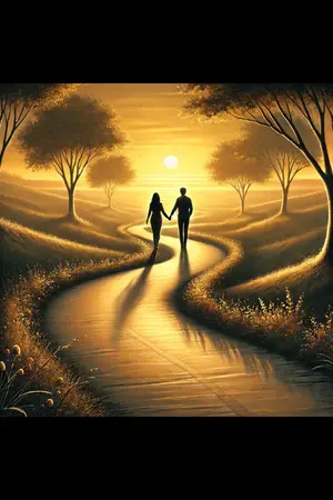 ปกนิยาย เส้นทางของหัวใจมีเราแค่2คน