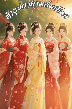 ปกนิยาย ห้าบุปผางามล่มเมือง