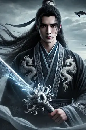 ปกนิยาย หานหลิงซื่อ เทพยุทธดาบมังกร