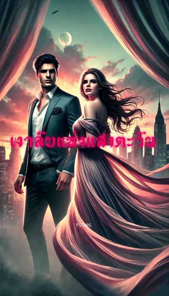 ปกนิยาย เงาลับแห่งแสงตะวัน