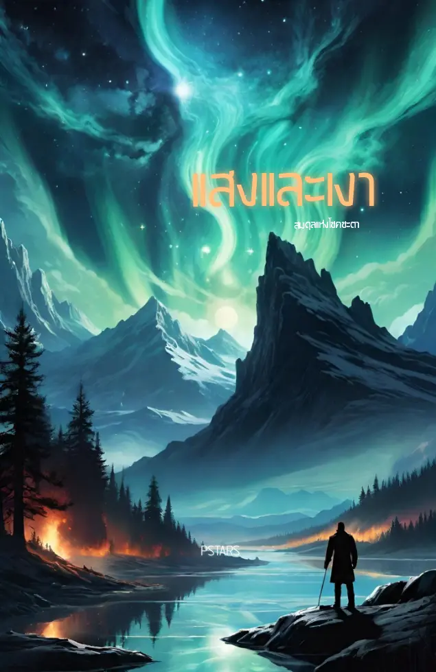 ปกนิยาย แสงและเงา.