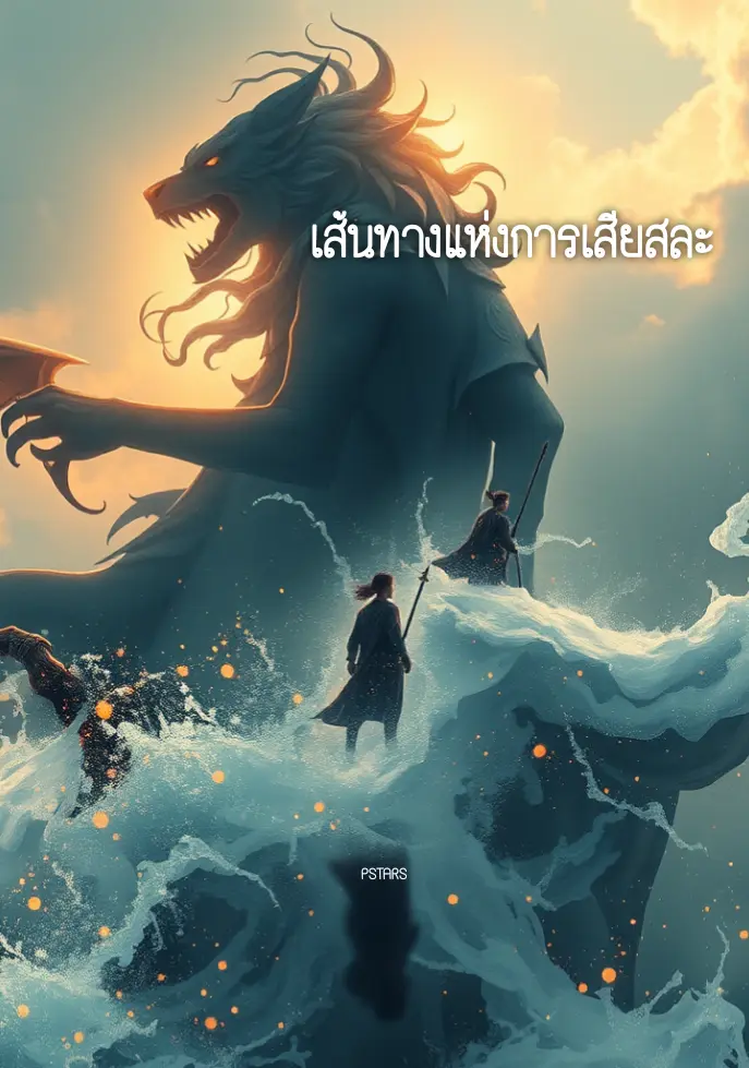 ปกนิยาย เส้นทางแห่งการเสียสละ