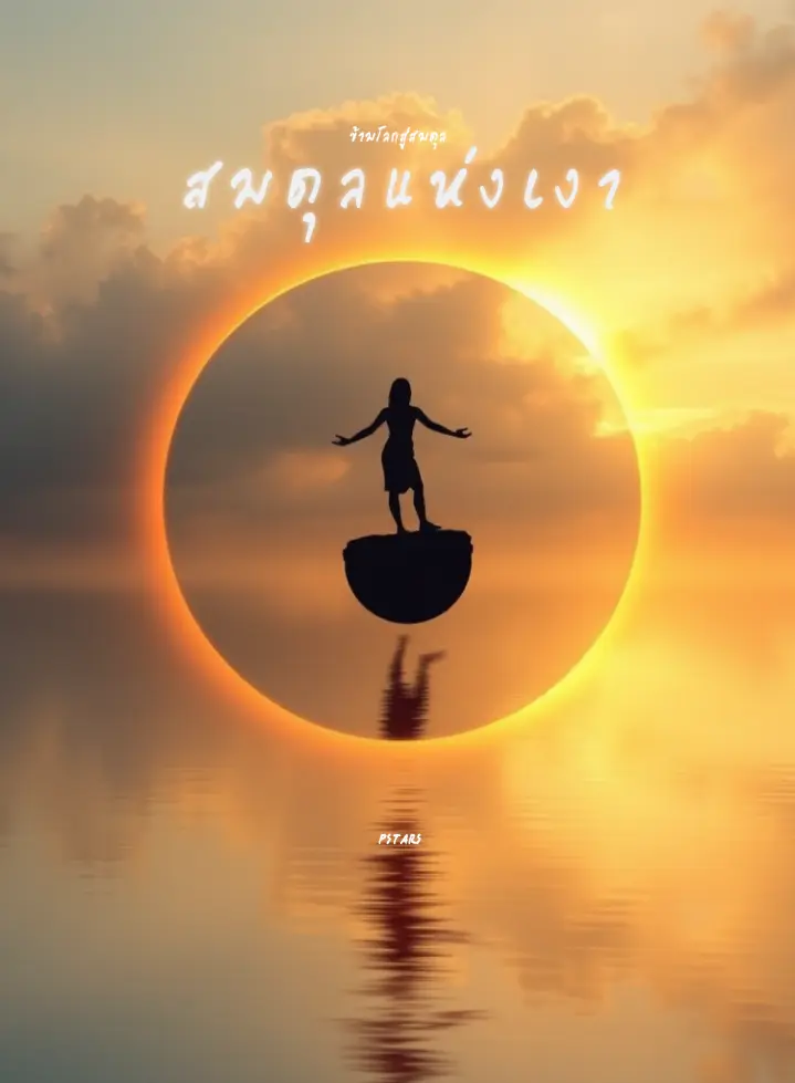 ปกนิยาย สมดุลแห่งเงา